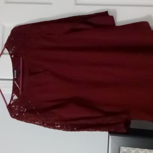 Maroon blouse